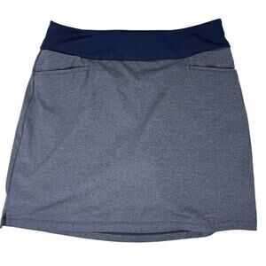 Adidas Women’s M/L Skort Blue Golf Tennis Running Built-In Shorts